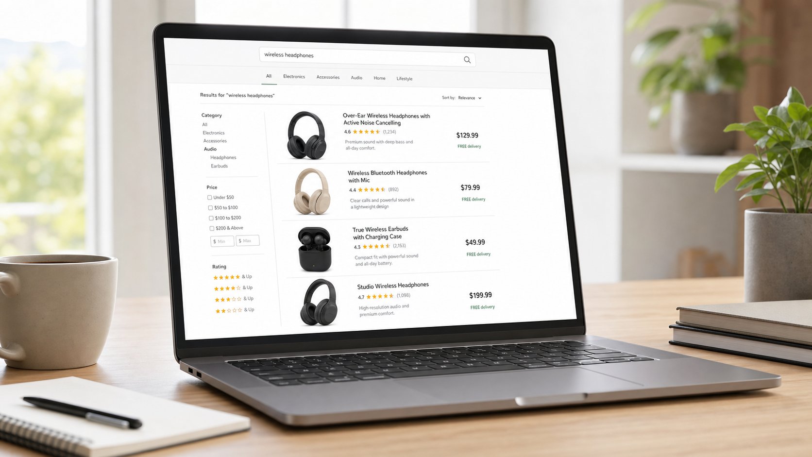 Florida e-commerce website search result with rich snippets