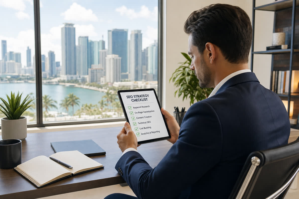 Florida Business SEO Checklist 2026 - SearchScale AI