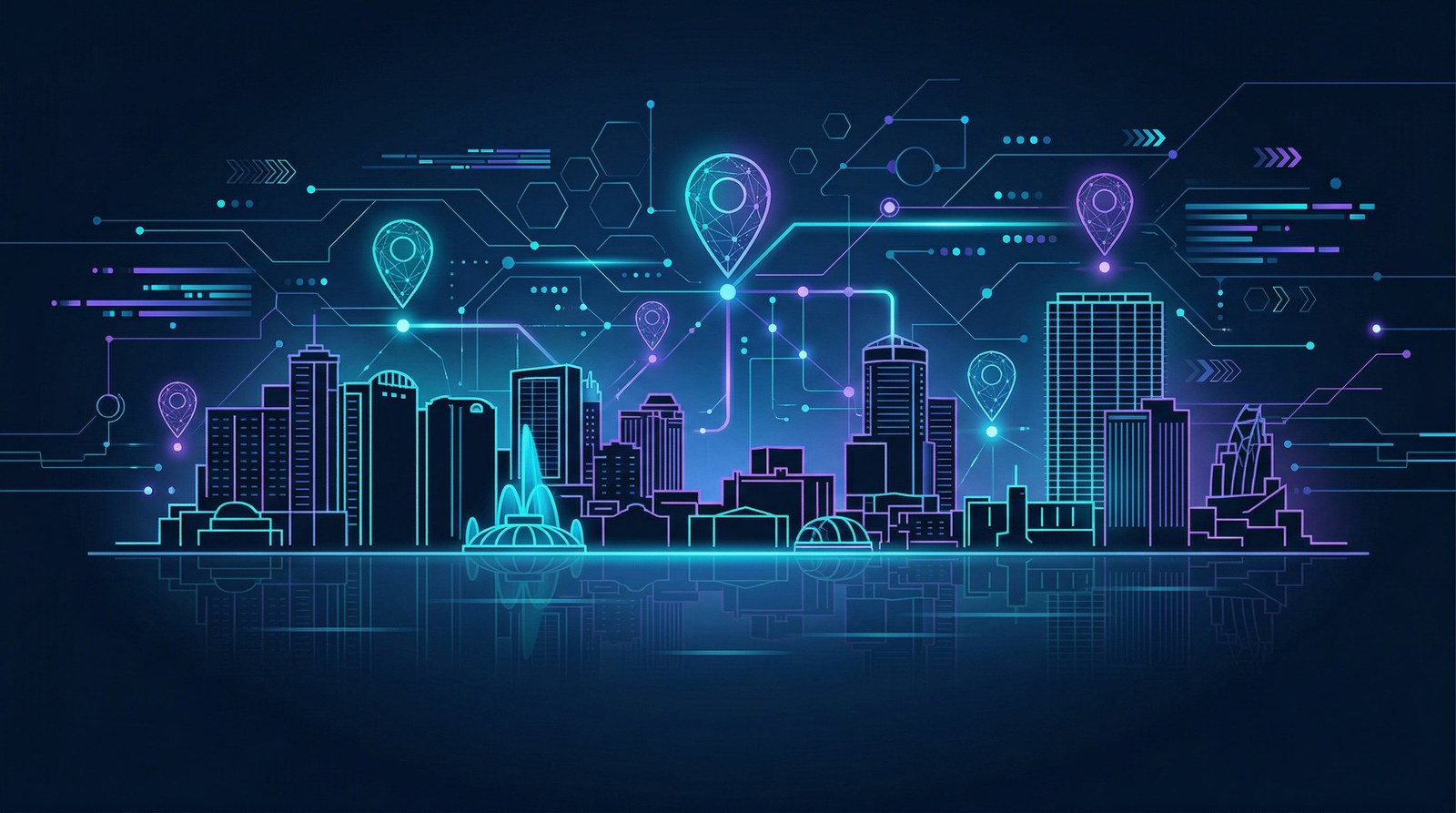 Orlando FL skyline and theme park district representing local SEO strategies for service businesses